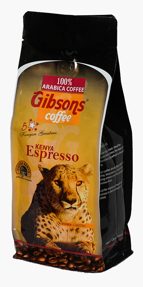 Gibsons Kenya Espresso Coffee - Whole Beans