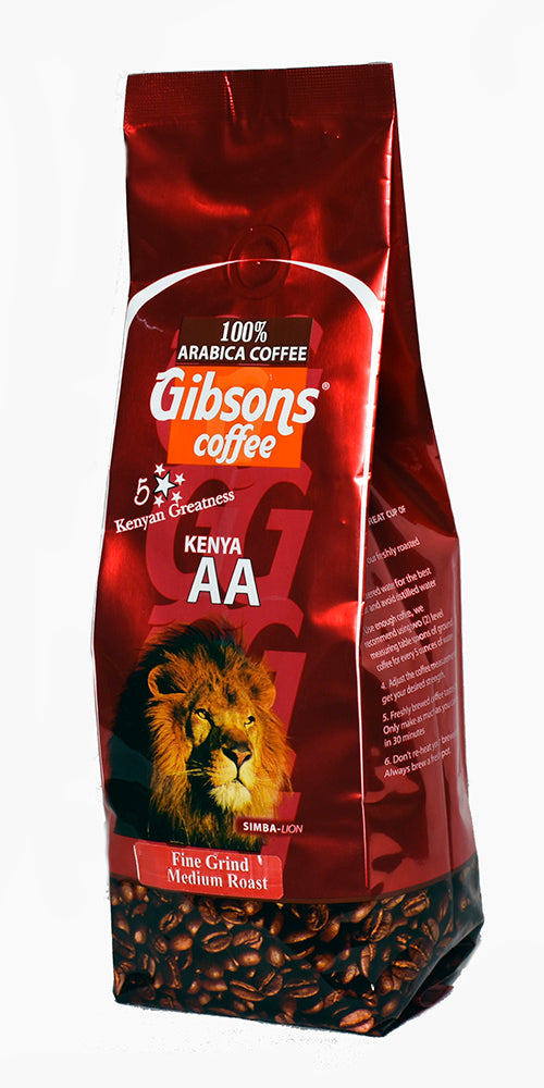 Gibsons Kenya AA Coffee - Fine Ground