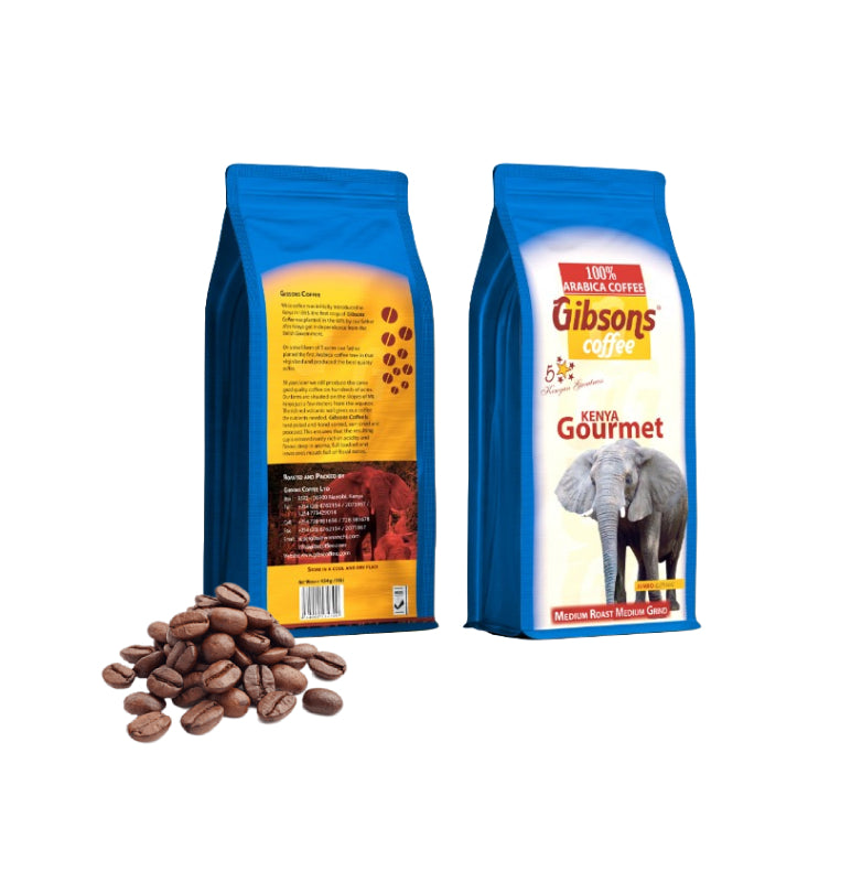 Gibsons Gourmet Coffee Beans - Medium or Dark Roast 400g (Pack Of 3)